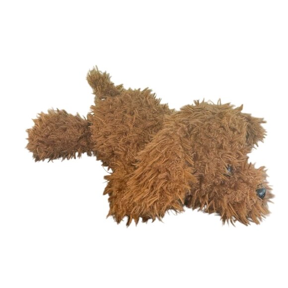 Spark Create Imagine Fuzzy Laying Puppy Dog Brown Wal-Mart 12 inches - Picture 3 of 8